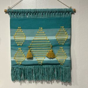 Southwestern woven wall hanging